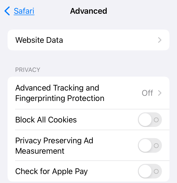 How to Enable Advanced Tracking And Fingerprint Protection on Iphone